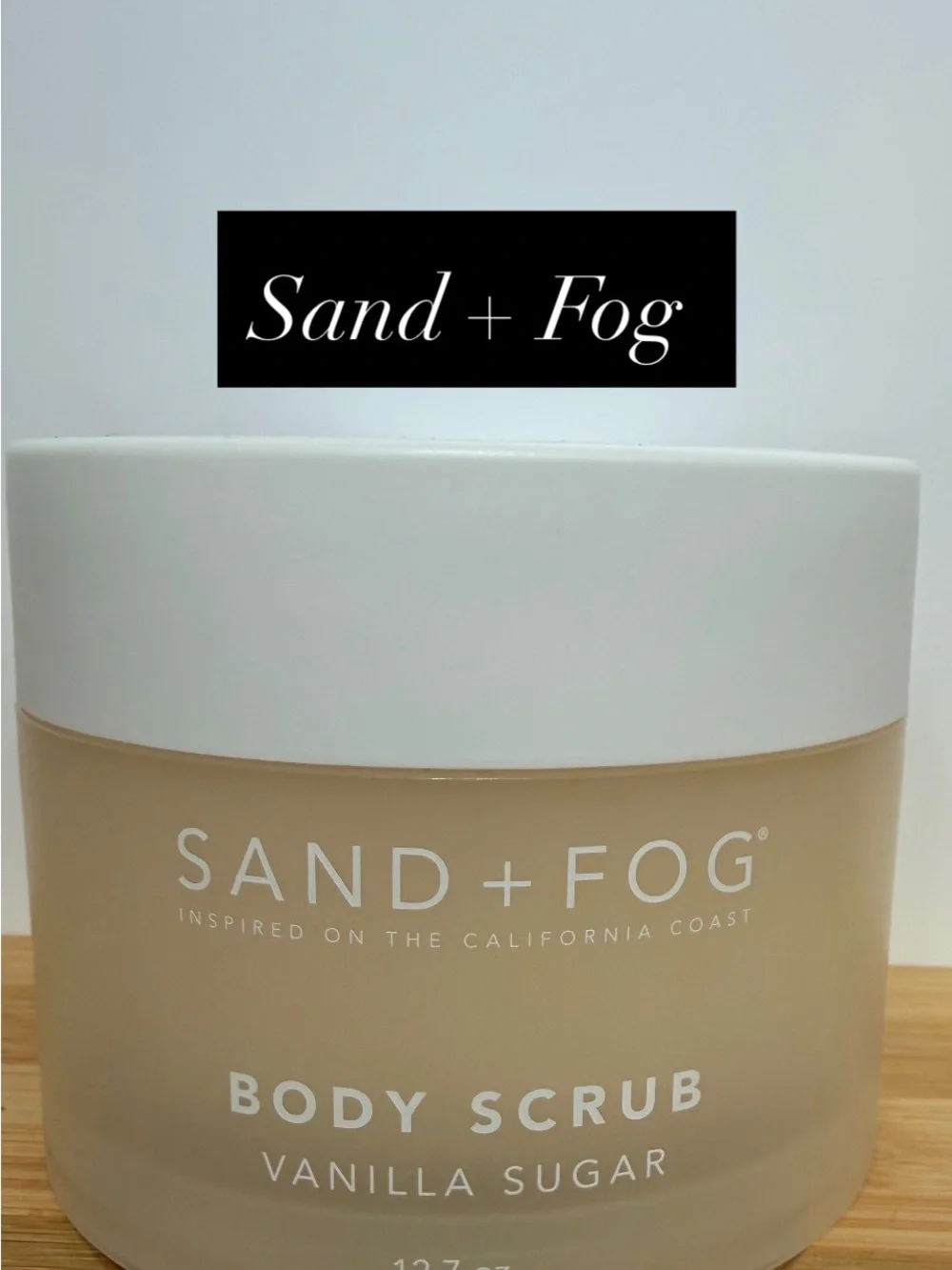 Sand + Fog Vanilla Sugar Body Scrub — NWOT
